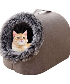 cat cave bed